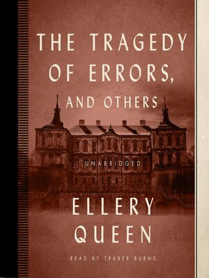 The Tragedy of Errors, and Others - Audiobook